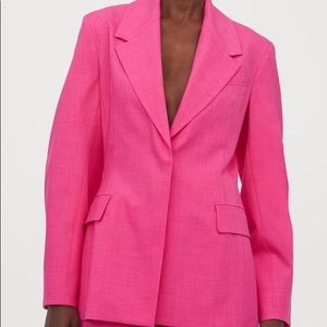 H&M oversized pink blazer size M, 12US